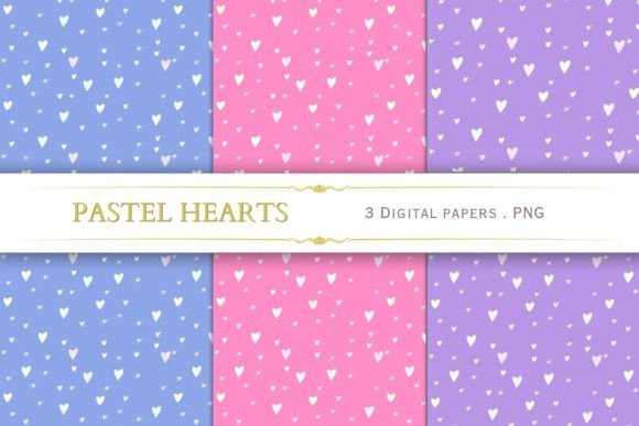 Download Pastel Hearts Paper - Hearts Collection