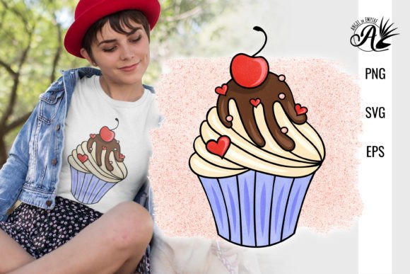 Download Cherry on Top with Hearts Valentines Cup - Hearts Collection