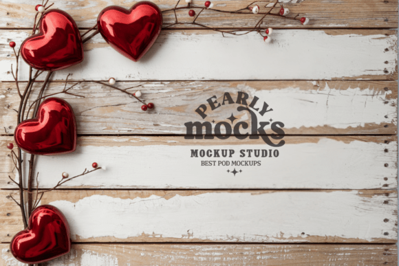 Download Valentine Flat Lay Background Mockup 30 - Premium Bundle