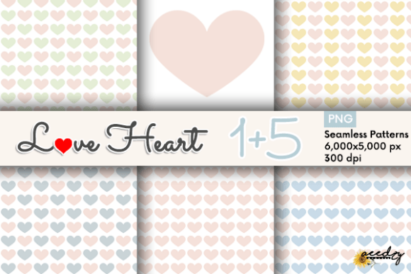Download Peach Hearts Patterns - Hearts Collection