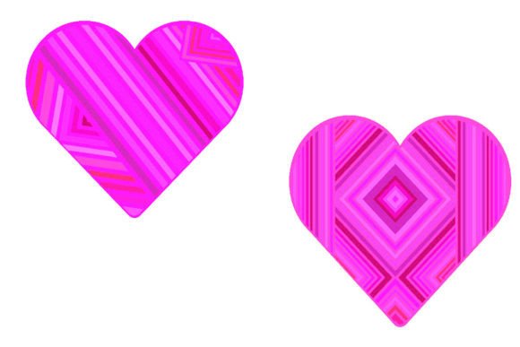 Download 8 Peach Pink Hearts - Hearts Collection
