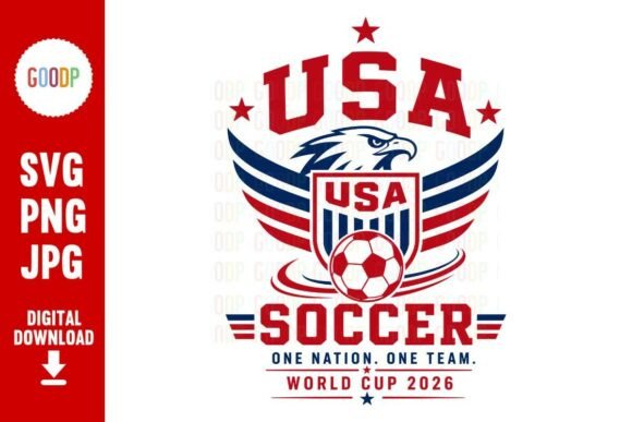 Download USA Soccer Eagle Football Crest SVG - Usa Collection
